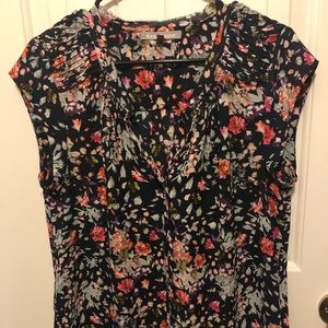 Stitch fix cap sleeve floral top